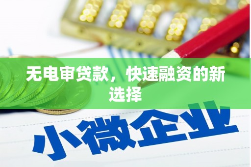 金宁无电审贷款，快速融资的新选择