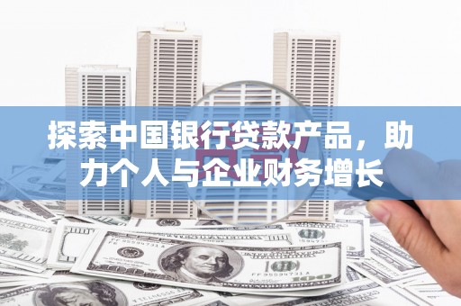 金宁探索中国银行贷款产品，助力个人与企业财务增长