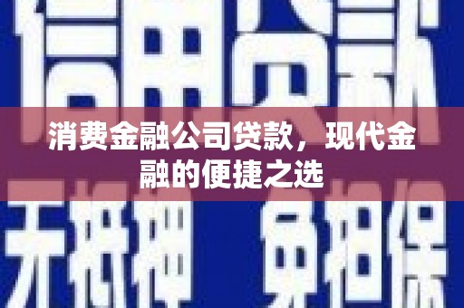 金宁消费金融公司贷款，现代金融的便捷之选