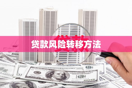 金宁贷款风险转移方法 金宁贷款风险转移方法