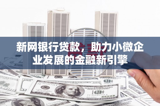 金宁新网银行贷款，助力小微企业发展的金融新引擎