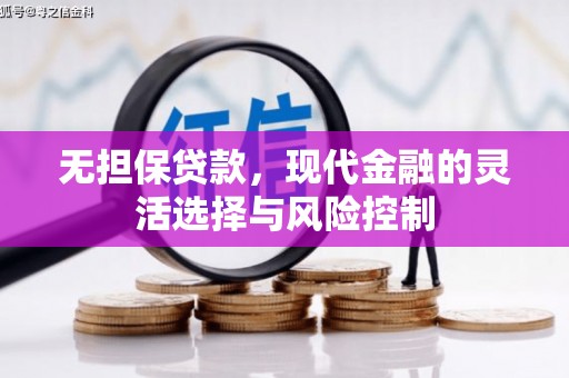 金宁无担保贷款，现代金融的灵活选择与风险控制
