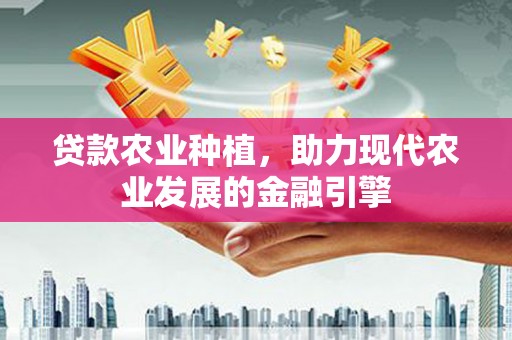 金宁贷款农业种植，助力现代农业发展的金融引擎