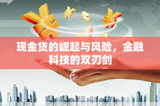 金宁现金贷的崛起与风险，金融科技的双刃剑