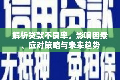 金宁解析贷款不良率，影响因素、应对策略与未来趋势