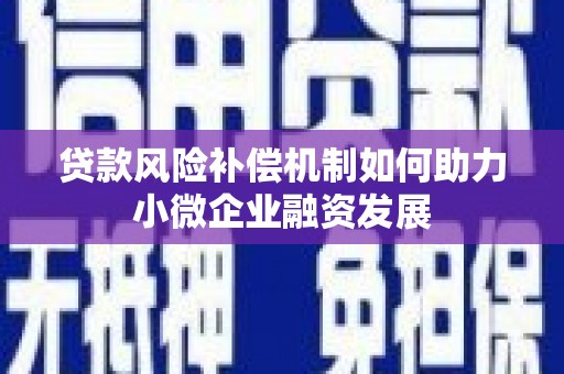 金宁贷款风险补偿机制如何助力小微企业融资发展