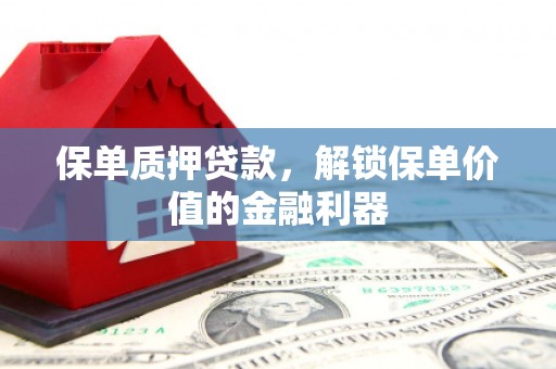 金宁保单质押贷款，解锁保单价值的金融利器