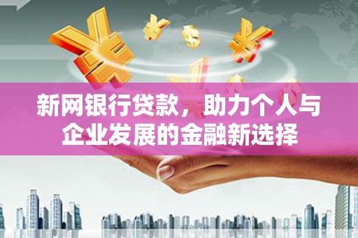 金宁新网银行贷款，助力个人与企业发展的金融新选择