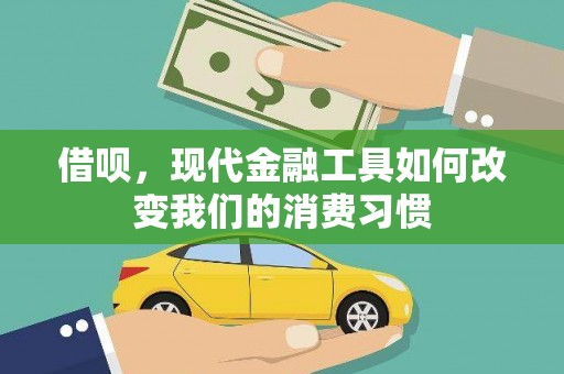 金宁借呗，现代金融工具如何改变我们的消费习惯
