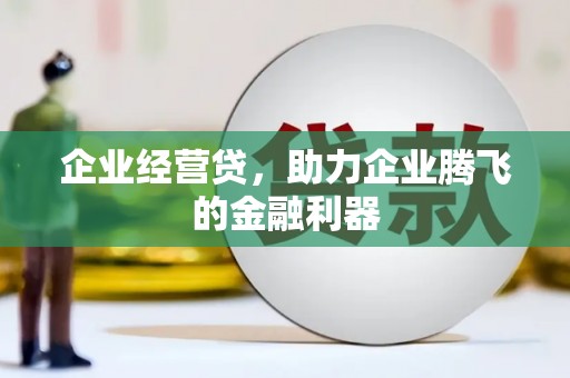 金宁企业经营贷，助力企业腾飞的金融利器