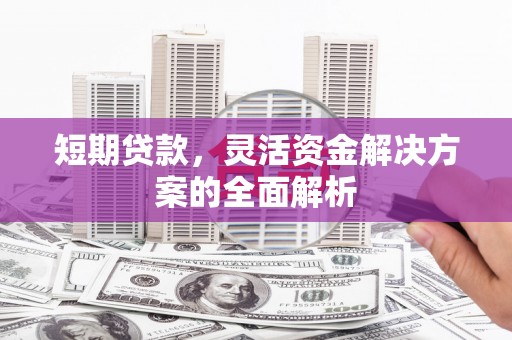 金宁短期贷款，灵活资金解决方案的全面解析