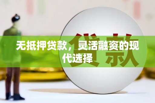 金宁无抵押贷款，灵活融资的现代选择