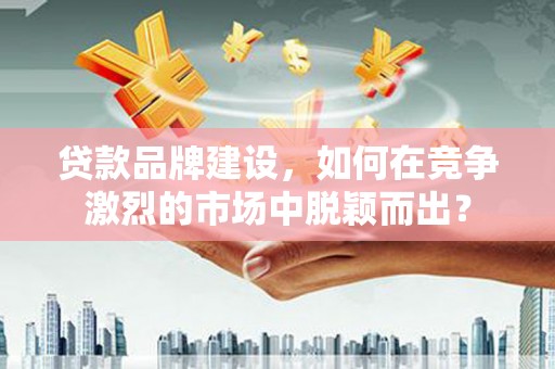 金宁贷款品牌建设，如何在竞争激烈的市场中脱颖而出？
