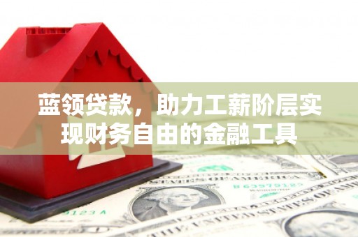 金宁蓝领贷款，助力工薪阶层实现财务自由的金融工具