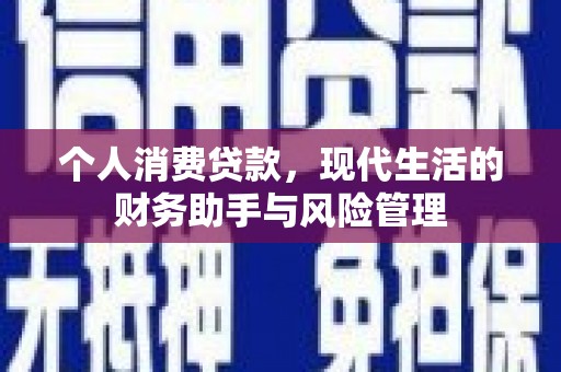 金宁个人消费贷款，现代生活的财务助手与风险管理