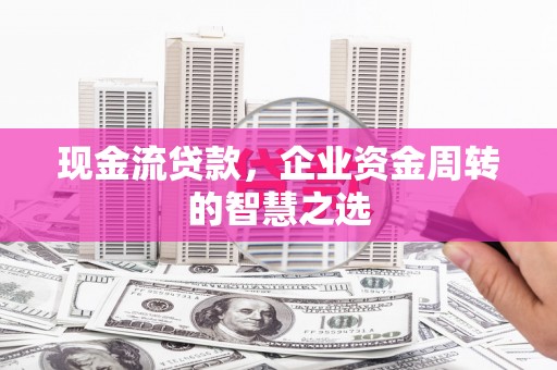 金宁现金流贷款，企业资金周转的智慧之选